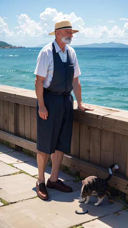 Old man and sea, Cat