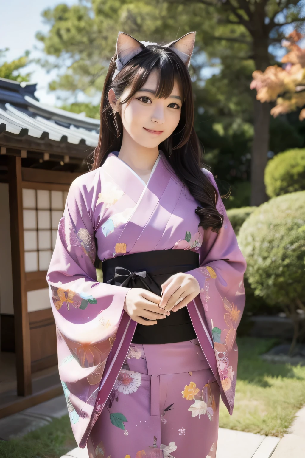 Beautiful Japanese women Cat-like