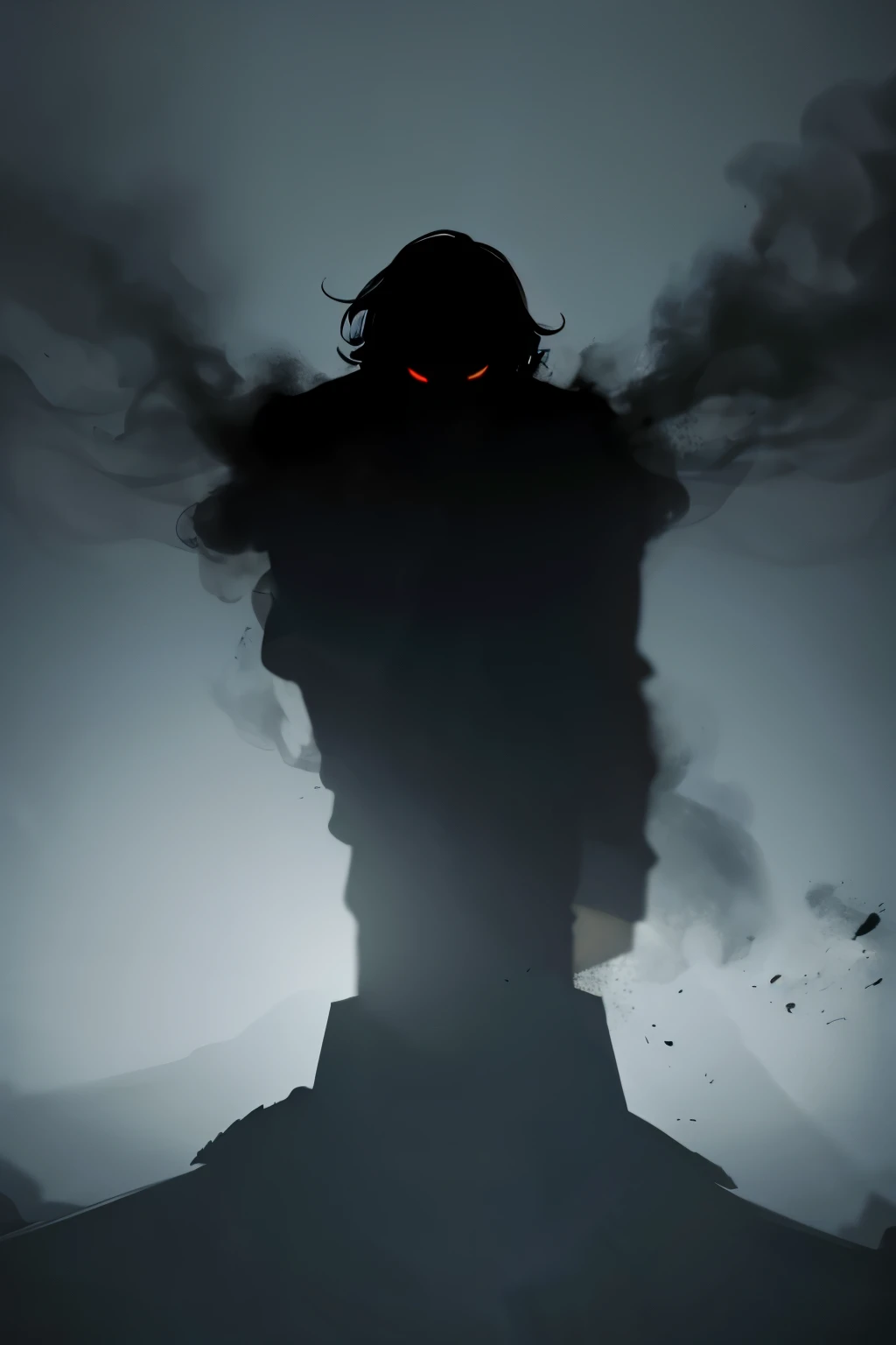 scary shadow smoke background with a lot of effects and crazy dynamic lighting