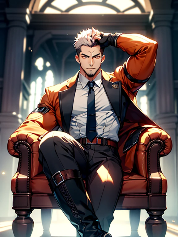 Tall muscle boy , naked , bunny suit , big bulge , kneeling , spread legs , strings
