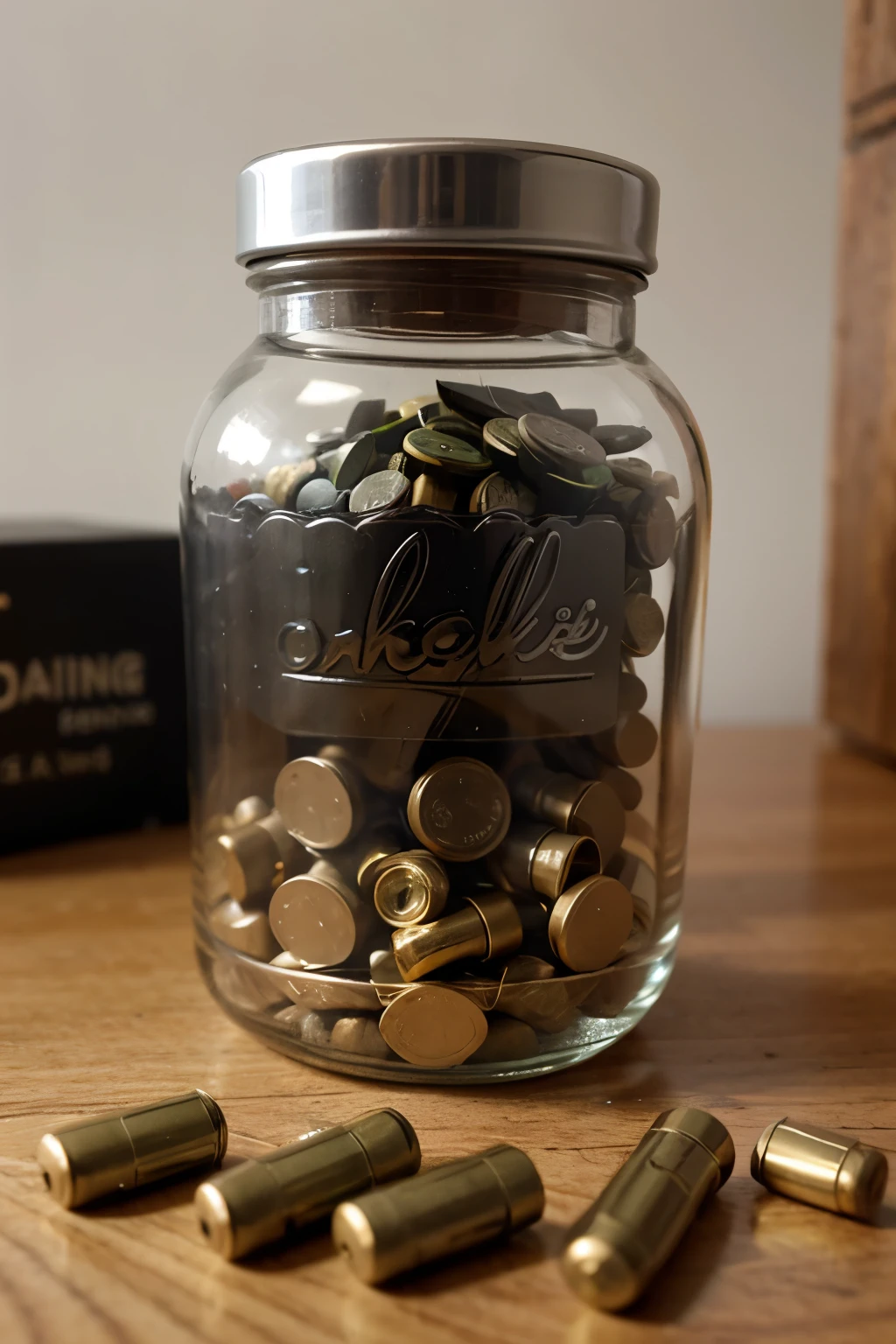 Pill capsules made of money 