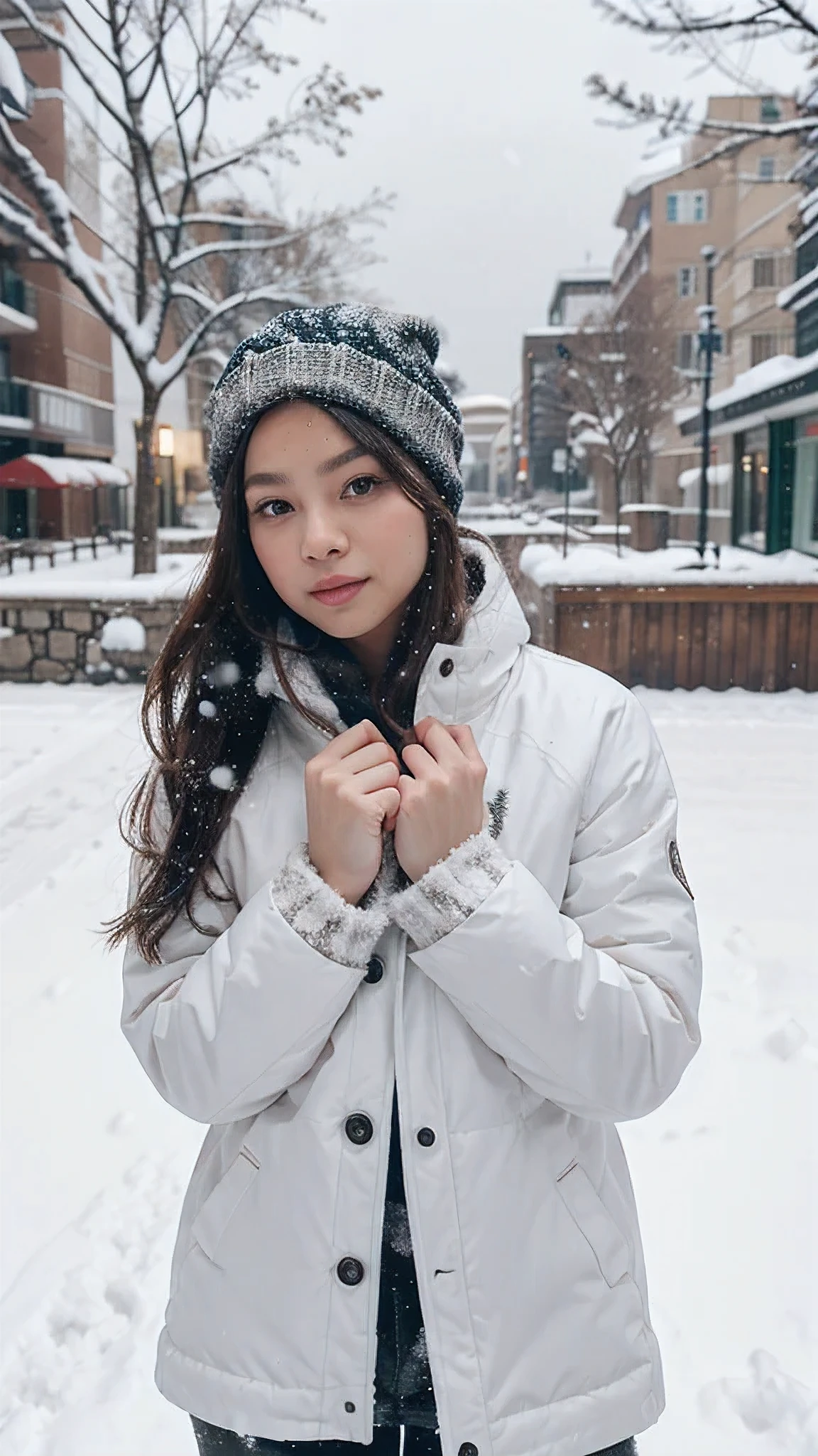 jennie on a snowy day
