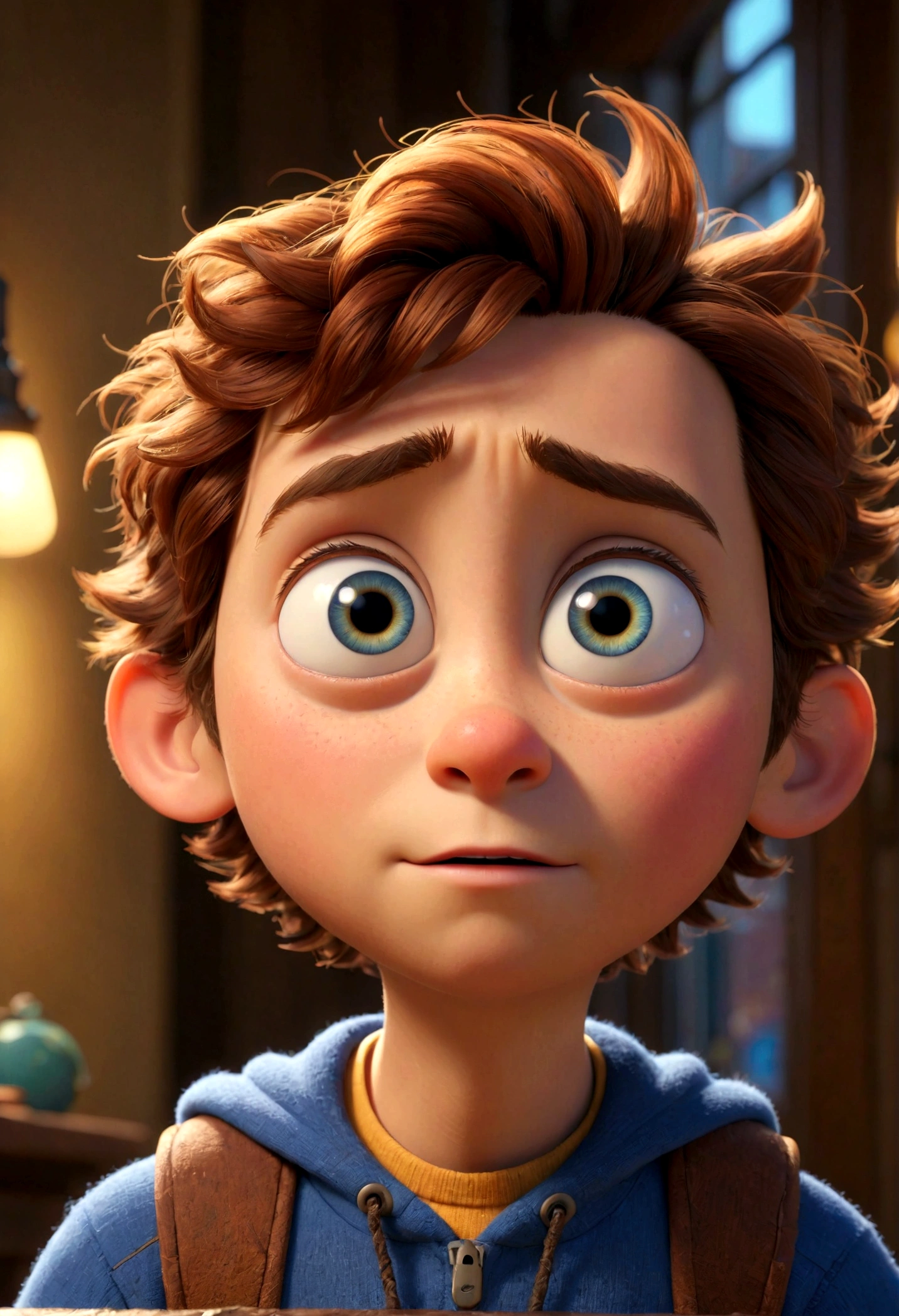 pixar character ,pixar style, funny creature from parallel reality, (best quality), (masterpiece), (best lighting), (high detailed skin:1.0),( detailed eyes), 8k uhd, dslr, soft lighting, best quality, film grain, Fujifilm XT3,