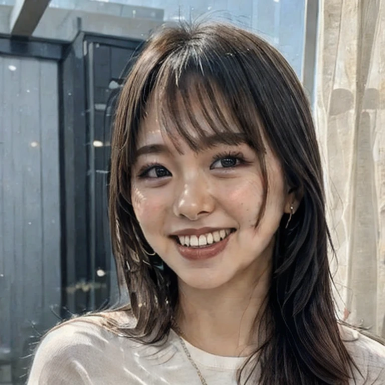 (masterpiece, best quality:1.2), 1girl, solo, beautiful teeth, beautiful face, glossy lip