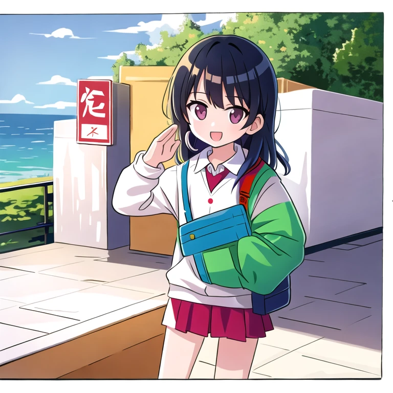 紫髪