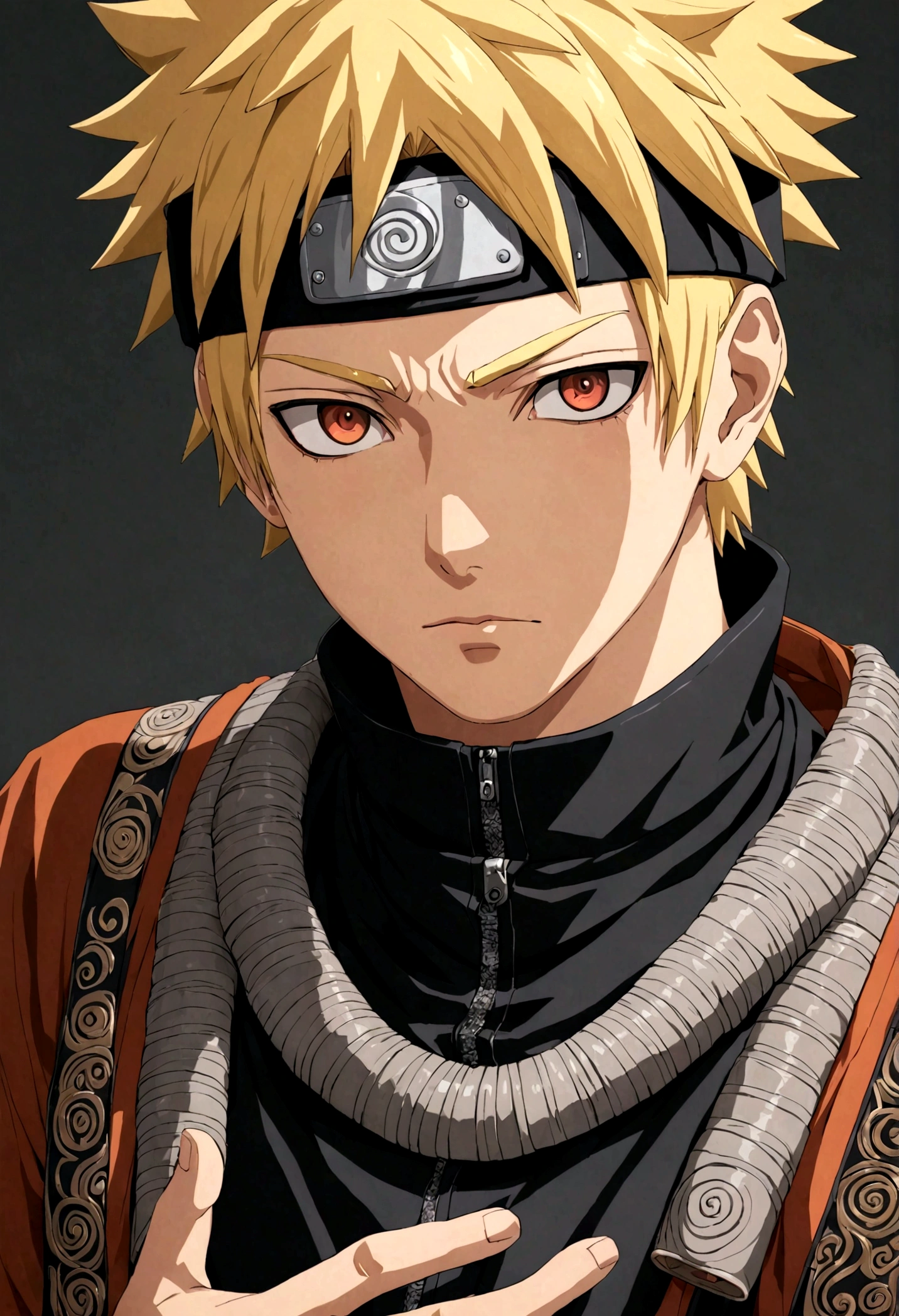 1boy, solo, Naruto, best quality, masterpiece, very aesthetic, perfect composition, intricate details, ultra-detailed