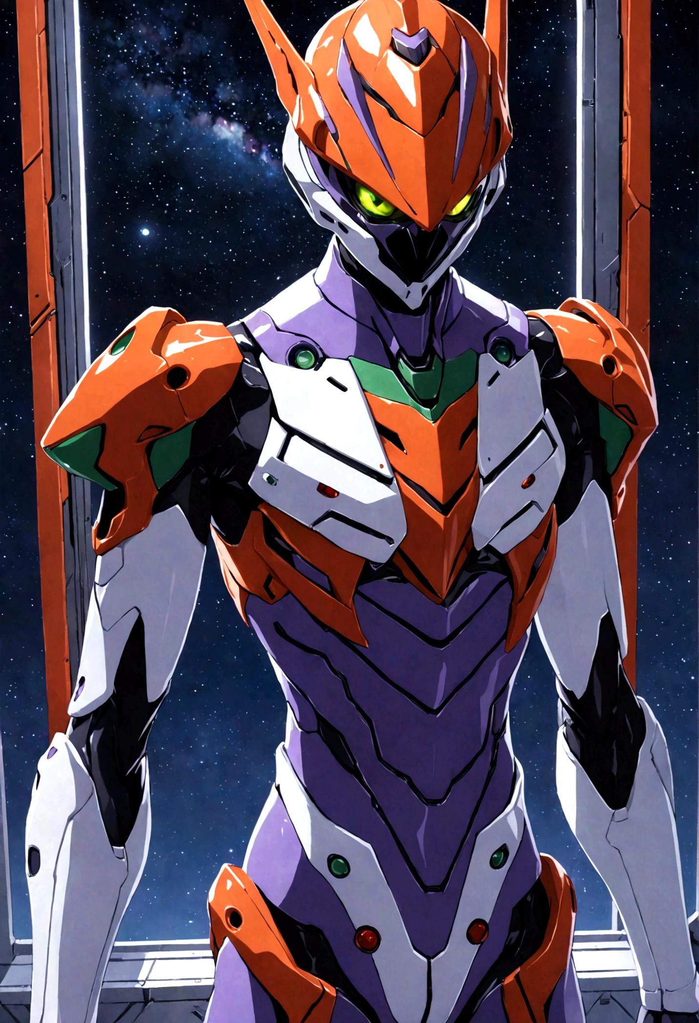 1boy, solo, Neon Genesis Evangelion, best quality, masterpiece, very aesthetic, perfect composition, intricate details, ultra-detailed