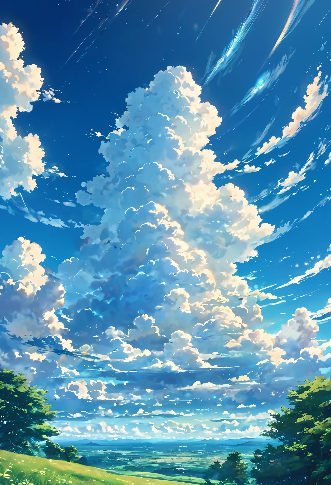 anime anime wallpapers hd anime wallpapers hd anime wallpapers hd, anime clouds, beautifull puffy clouds. anime, anime sky, studio ghibli sky, cosmic skies. by makoto shinkai, anime background, beautiful anime scenery, anime background art, anime beautiful peace scene, the sky is beautiful and clear, through clouds blue sky, azure sky, aesthetic clouds in the sky