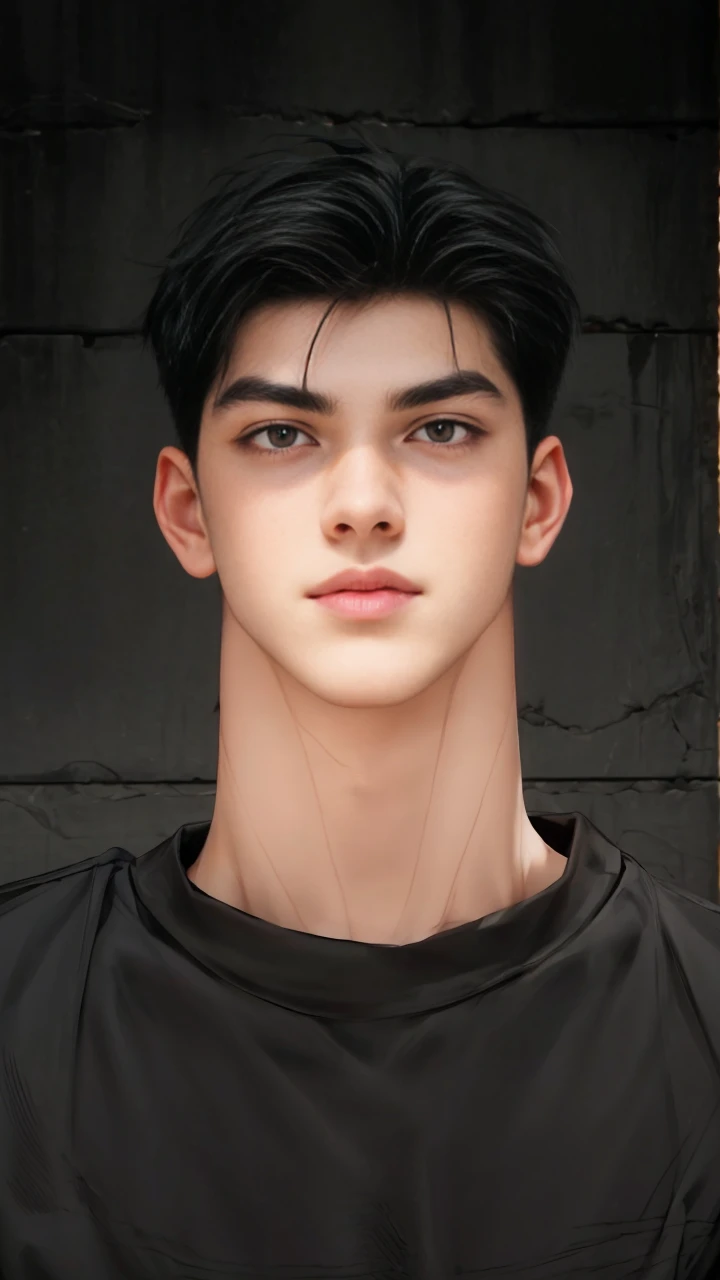 masterpiece, 1boy, young, handsome, black hair, undercut hair, perfect face, detailed eyes and face,black eyes, clean shaved, muscular, capturing a rural atmosphere, dynamic lighting, unreal engine 5