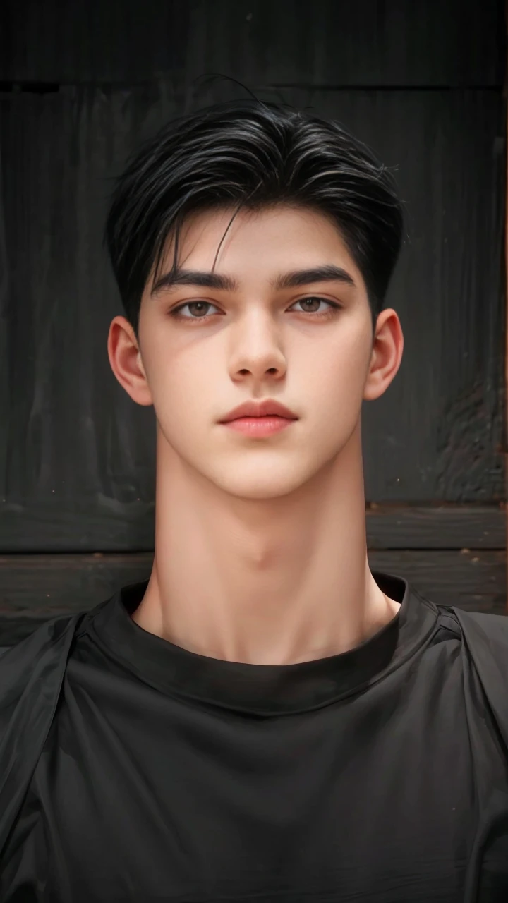 masterpiece, 1boy, young, handsome, black hair, undercut hair, perfect face, detailed eyes and face,black eyes, clean shaved, muscular, capturing a rural atmosphere, dynamic lighting, unreal engine 5