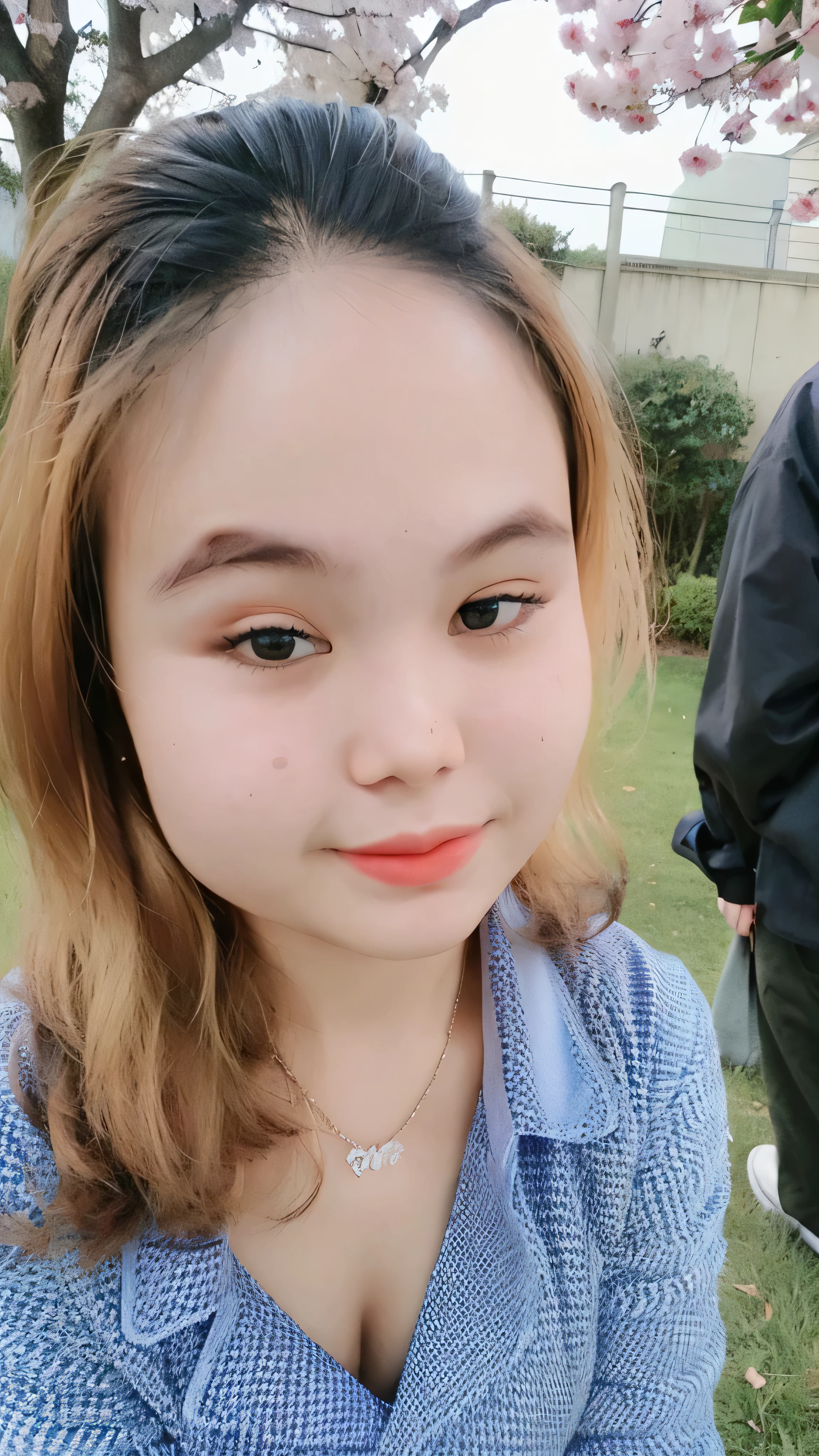 (super highest quality:1.3) (very realistic, Photoreal:1.3), (sharp focus:1.3), (Realistic and very high quality:1.3). (high resolution/High resolution:1.3), very delicate and beautiful, soft light, (brown hair, Shoulder-length straight bob hair sways in the wind), beautiful detailed girl, highly detailed eyes and face, beautifully detailed nose, thin and beautiful eyes, 1 girl, Japanese, Pure beauty, cute, young, (smaller and flat chest), realistic face, realistic body, beautiful thigh, open shirt, mini skirt, cherry blossom background