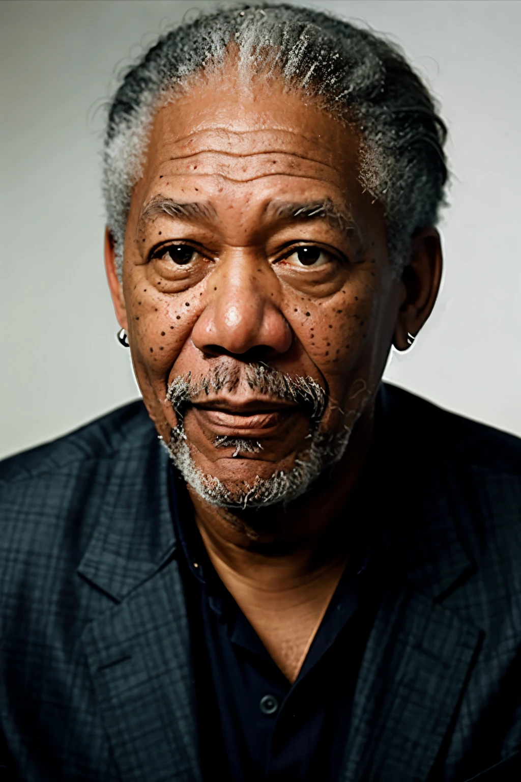 Morgan Freeman explaining to a