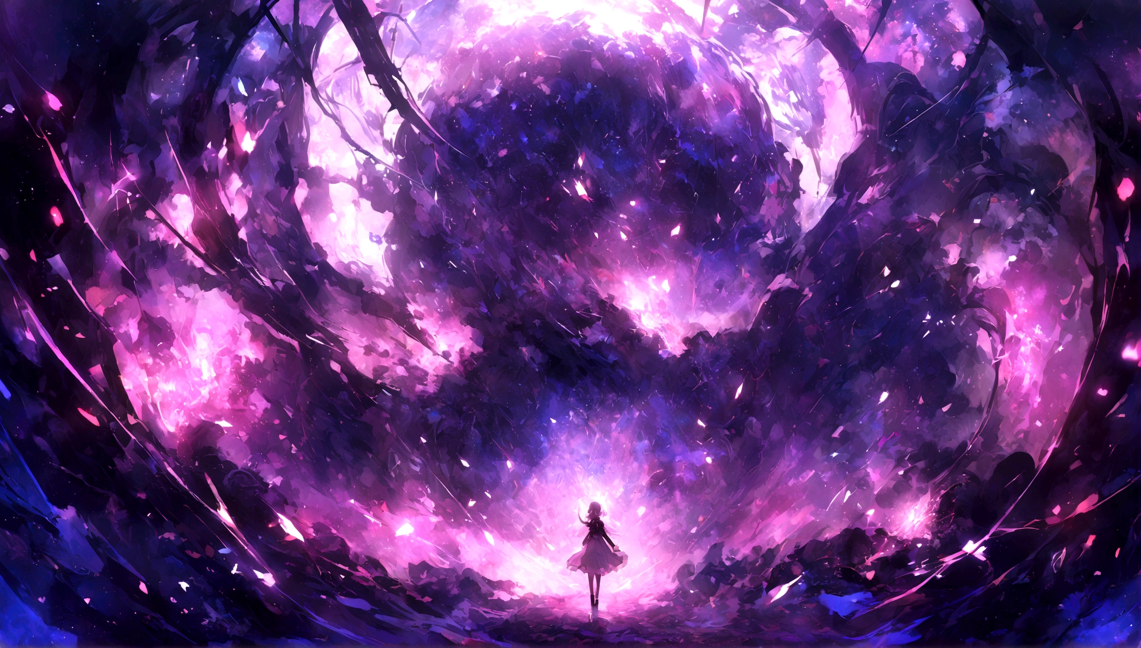 75,Glowing Numbers,Glowing numbers, Nightmare, Very bright color, Particles of light, The light shines, Musif, Wallpaper Art, UHD Wallpaper