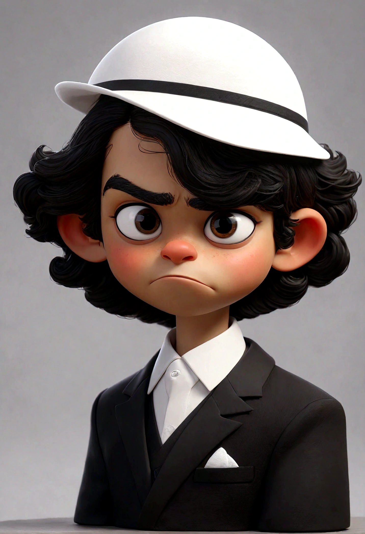 judeu, branco, cabelo preto, white kippah, aproximadamente nove anos, feliz e receptivo