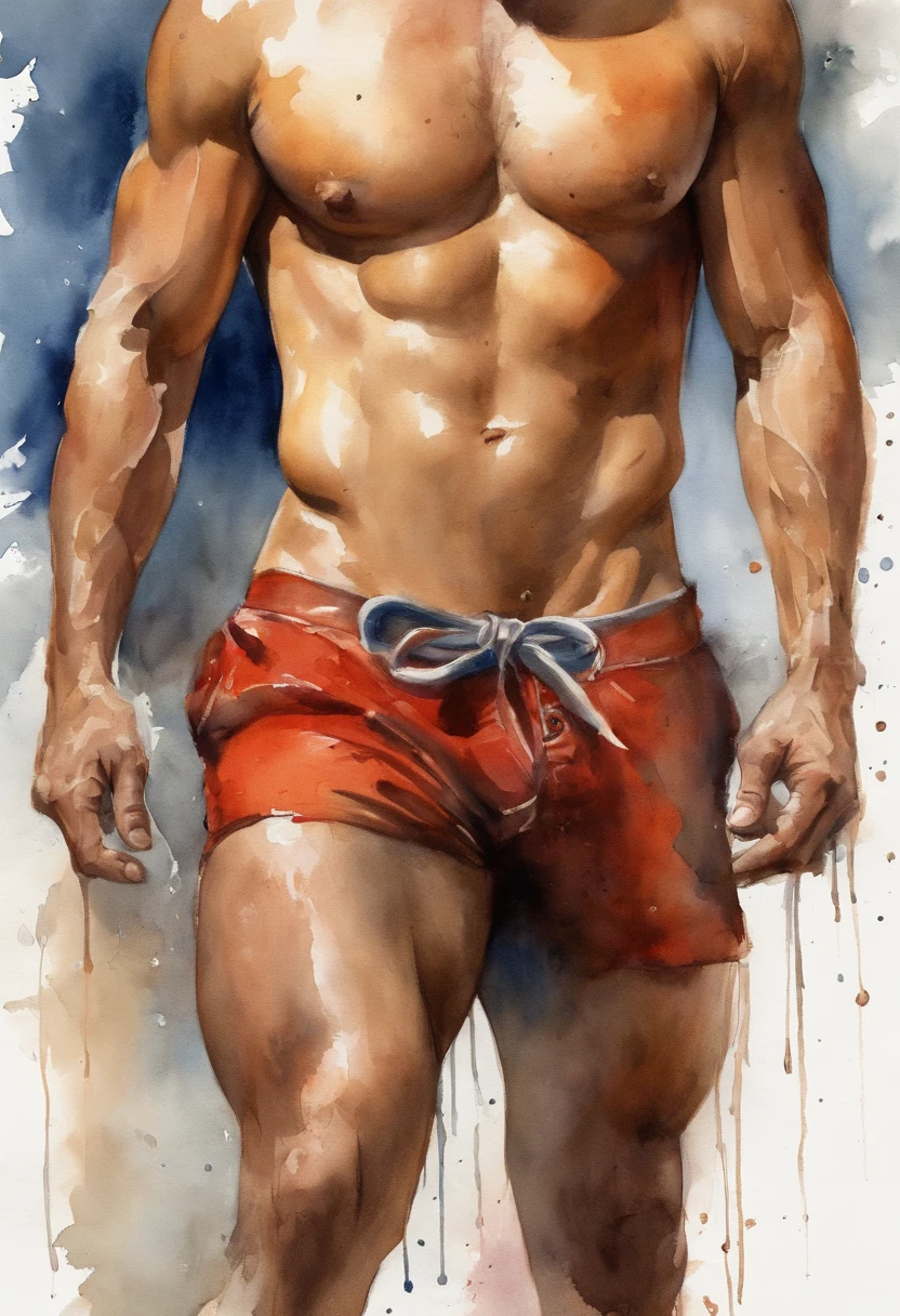 contorno, Estudo da figura masculina de 20 anos, Joven atleta musculoso, standing, corpo robusto completo, completamente nu, totalmente , , Resignation, Au natural, Cubra a virilha com uma toalha branca, apenas traseira, Crowded gym shower with water jets and men showering in the background, Bolos, Por Harry Bush, James Montgomery Flagg e Lois van Baarle e Jim French e RossDrew, Olhos realistas detalhados, large bare feet, large lump in the groin, muito bonito, lindo. Asas de anjo angelical. Aquarela tinta manchada e pingos de tinta. Momen beauty face Henry Cavill naked without clothes. Bath water 5 naked men bathroom penis butt nude