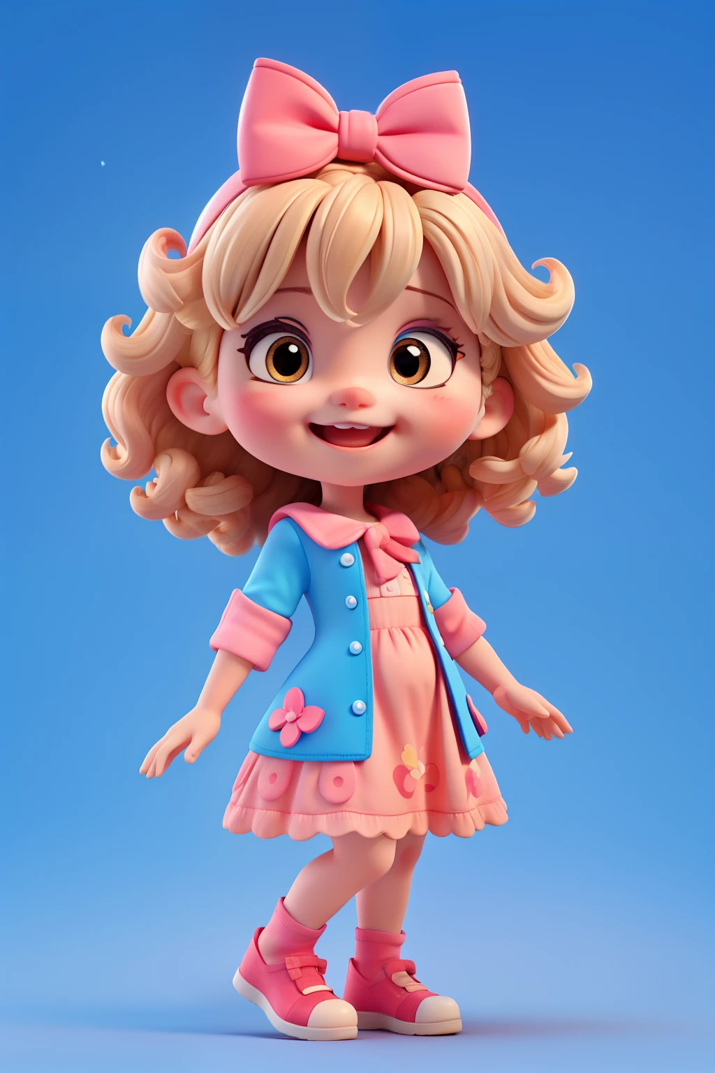 Baby girl cute chibi style, Estilo de Moda 2023, Tema estilosa, Linda, expressiva, Feliz, Sorriso lindo, bonito cabelos lisos, modelo profissional, Poses fofas, standingn, corpo inteiro, mostrando pernas, Feliz, sorridente, Alegre, amiable, majo, delicado, expressiva. Women's Accessories 8K Resolution, corpo inteiro, solid and clear background, Sozinha na imagem, Feliz, expressiva, sorridente, maquiagem, bochechas rosadas, large eyelashes, corpo inteiro. All dolls should follow the same solid background pattern and be complete in the image, mostrando o (corpo inteiro, incluindo as pernas: 1.5) corpo inteiro, corpo inteiro, corpo inteiro, corpo inteiro, Sapatilhas de bailarinas , estilo alternativo,