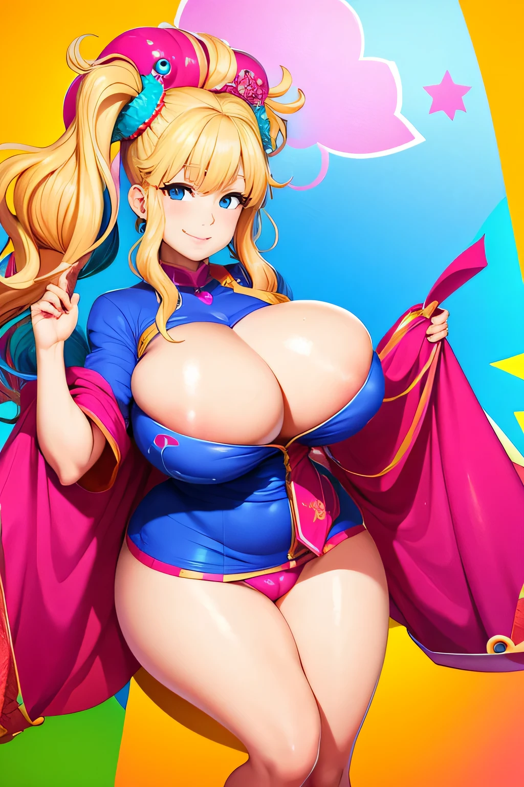 masterpiece, highest quality,,Huge breasts,smile,Galko's Huge Breasts, mature, Long skirt, mode, Traditional French fabrics, Priestessess, , walk, Medieval village, Flowers, Fantasy Village, Staff Retention, Nuns, Best, Fur coat,scarf, Cape, forest