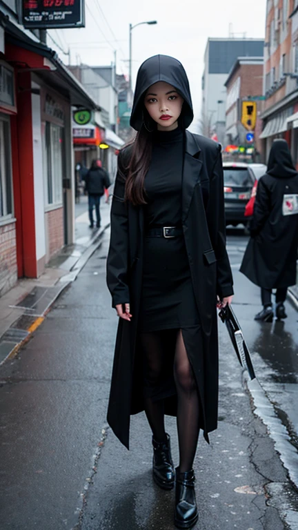 Grim reaper girl.