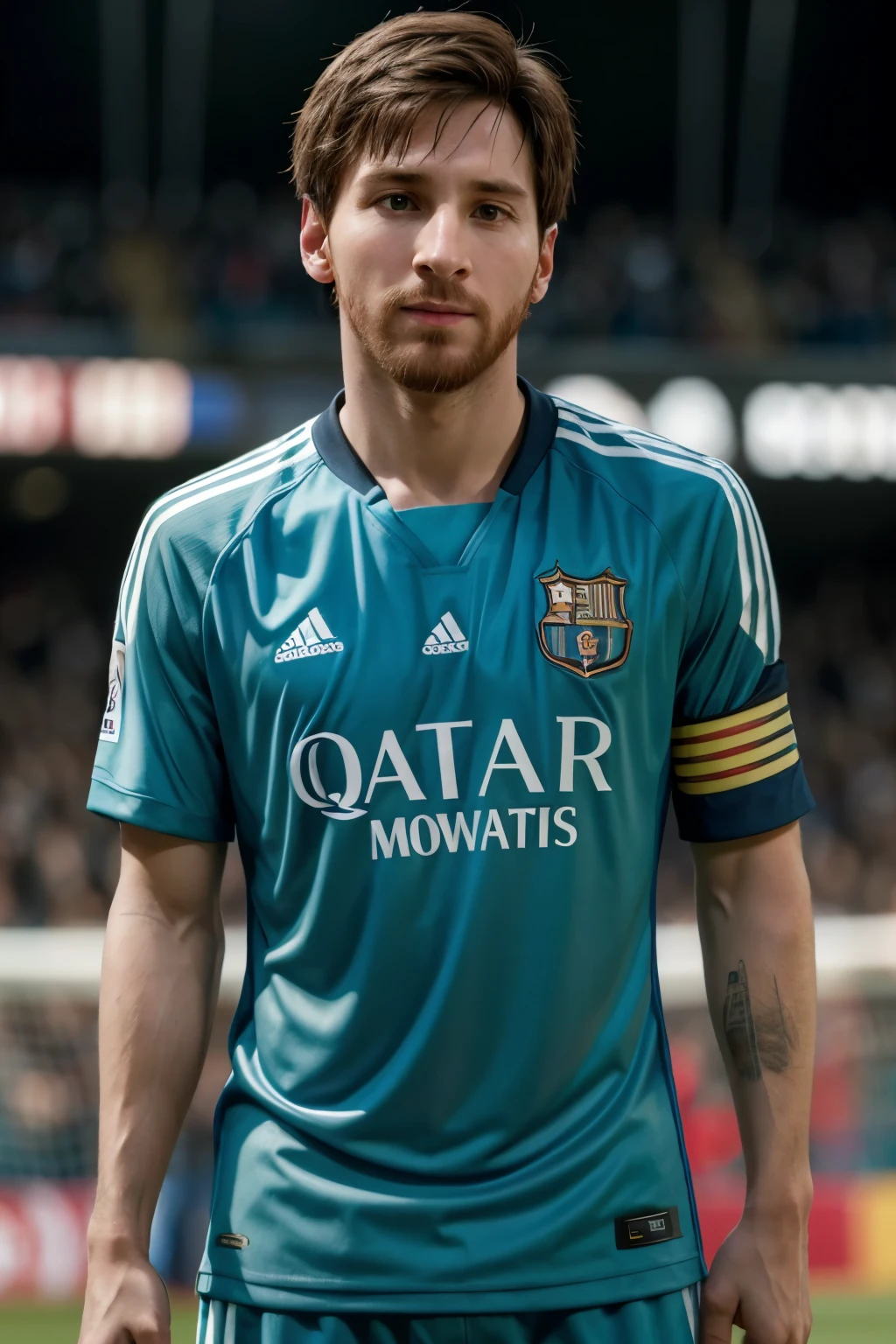 Messi vestindo a camisa do Vasco da Gama dentro de um celta rebaixado