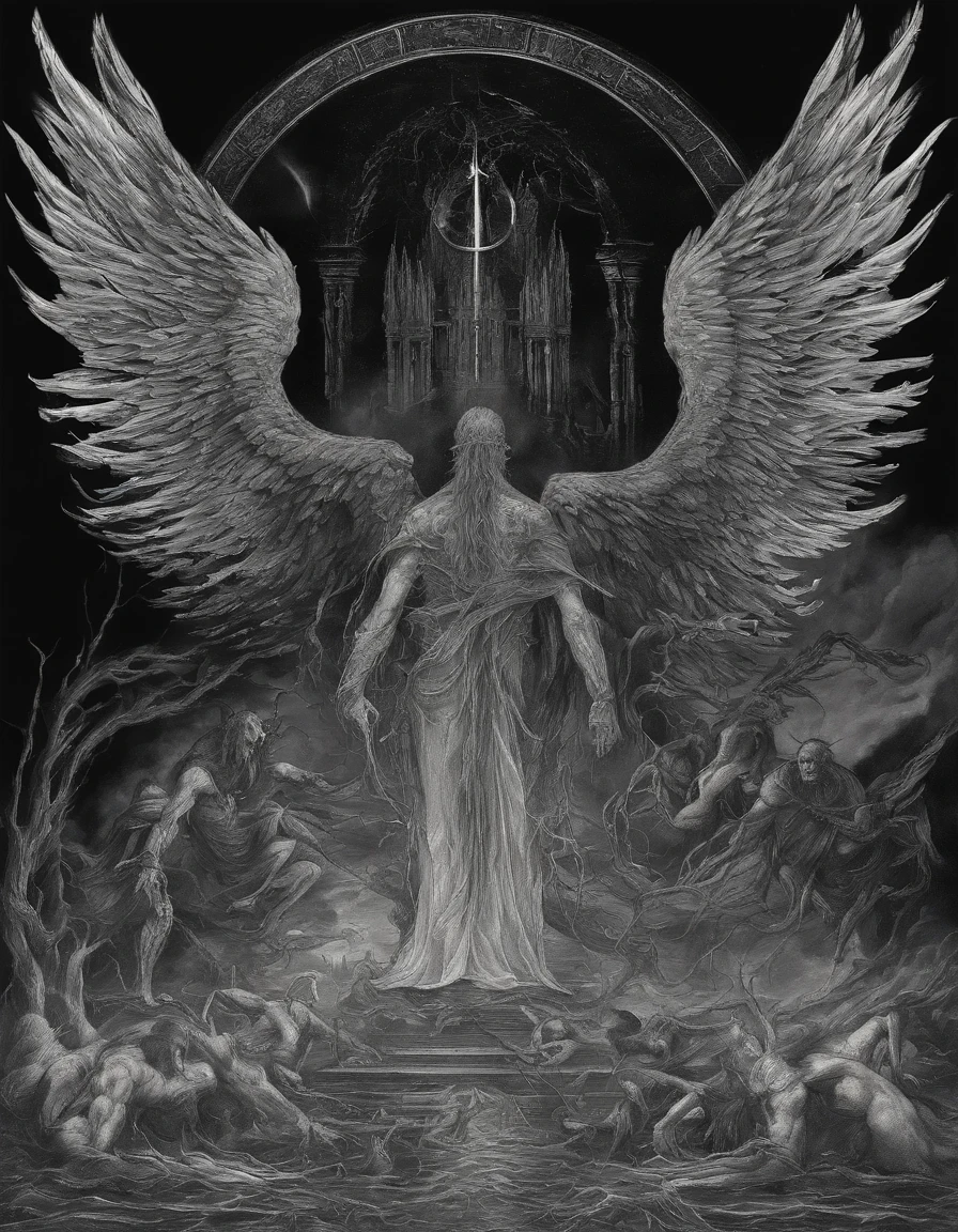 (pele escura), (demon horns), ((el diablo)), seios grandes, Immortal temptation takes over my mind Condemned Fallen weak on my knees, summon the strength Of mayhem I am the storm that is approaching Provoking black clouds in isolation I am reclaimer of my name Born in flames, I have been blessed My family crest is a demon of death Forsakened, I am awakened A phoenix's ash in dark divine Descending misery Destiny chasing time Inherit the nightmare, surrounded by fate Can't run away Keep walking the line between the light Led astray Through vacant halls I won't surrend5r The truth rev5aled in eyes of ember We fight through fire and ice forever Two souls once lost, and now they remember I am the storm that is approaching Provoking black clouds and isolation I am reclaimer of my name Born in flames, I have been blessed My family crest is a demon of death Forsakened, I am awakened A phoenix's ash in dark divine Descending misery Destiny chasing time Disappear into the night Lost shadows left behind Obsession's pulling me Fading, I've come to take what's mine Lurking in the shadows under veil of night Constellations of blood pirouette Dancing through the graves of those who stand at my feet Dreams of the black throne I keep on repeat A derelict of darkness, convocado das cinzas O marionetista congrega todas as massas Puxando cordas, twisting minds as blades hit You want this power? Then come try and take it Beyond the tree Fire burns Secret love Bloodline yearns Dark minds embrace Crimson joy Does your dim heart Heal or destroy? Enterre a luz no fundo do Cast aside, there's no going back home We're burning chaos in the wind, ((angel knight walk on stairs)), ((morbid angel)), ((DEATH METAL ART STYLE))