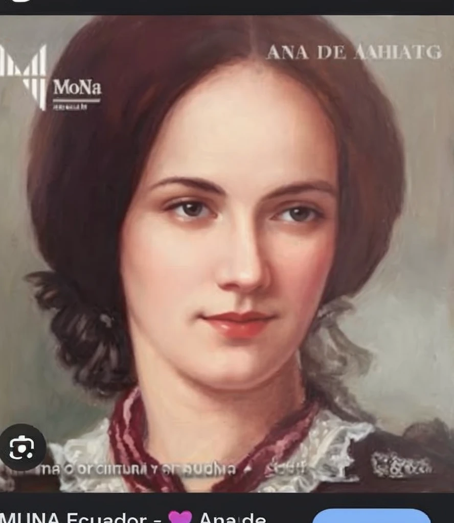 Woman from the 1800s a painting picture