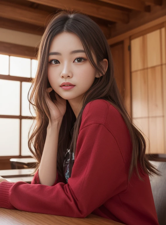(8k, 超A high resolution, highest quality, Tabletop:1.2),(18-year-old:1.2)、(avert your eyes)、8k、Japanese girl's life々Beautiful portrait、Photorealistic、超A high resolution、highest quality、 (Quite large breasts、A toned and slender body:1.2)(Volleyball Club、Volleyball Uniforms、High leg bloomers、Long black hair, one length:1.35)(Two pretty busty female teammates、On all fours、Cute Smile:1.5)、Camel Toe、Giant tit、Nipple Puffs、Cleavage、Plump、Super big breasts、Super big butt、Bubble butt