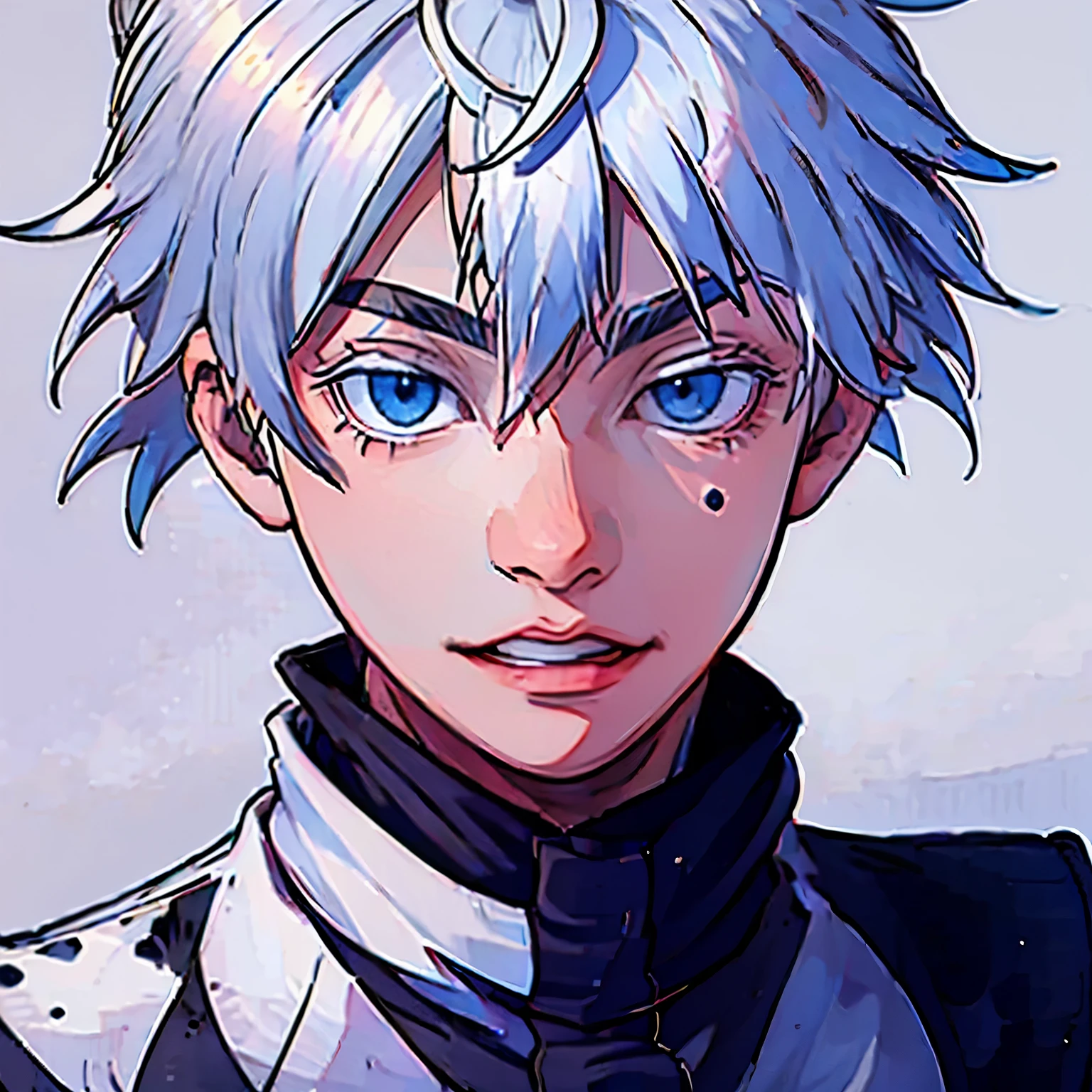 a portrait of Gojo