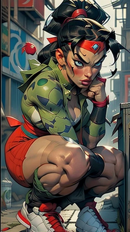 age mutant ninija turtles , Streetfighter 2 turbo video game style