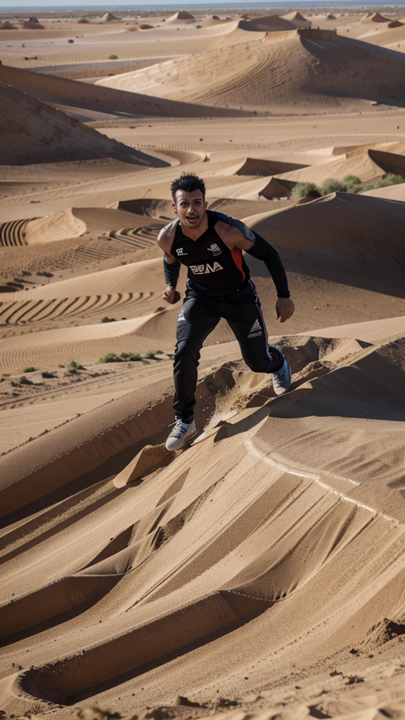 dunas de arena negra