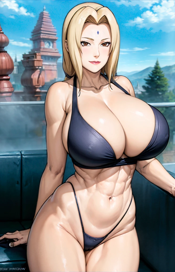 (huge tits), cleavage, good anatomy, masterpiece, best quality, 4k, 8k, professional photography, soft light, sharp focus, 1 girl, blonde hair, short blous,visible midriff ,(mountain), clouds, blonde hair, parted banks, detailed face+brown eyes, smile, closed lips, lipstick, windows,(full bodyshot), (deep navelshow :1.5),toned abs,(oval shaped deep and long navel), alluring poses,(front view photo shoot),(wears Indian blouse),(panty),Very deep navel