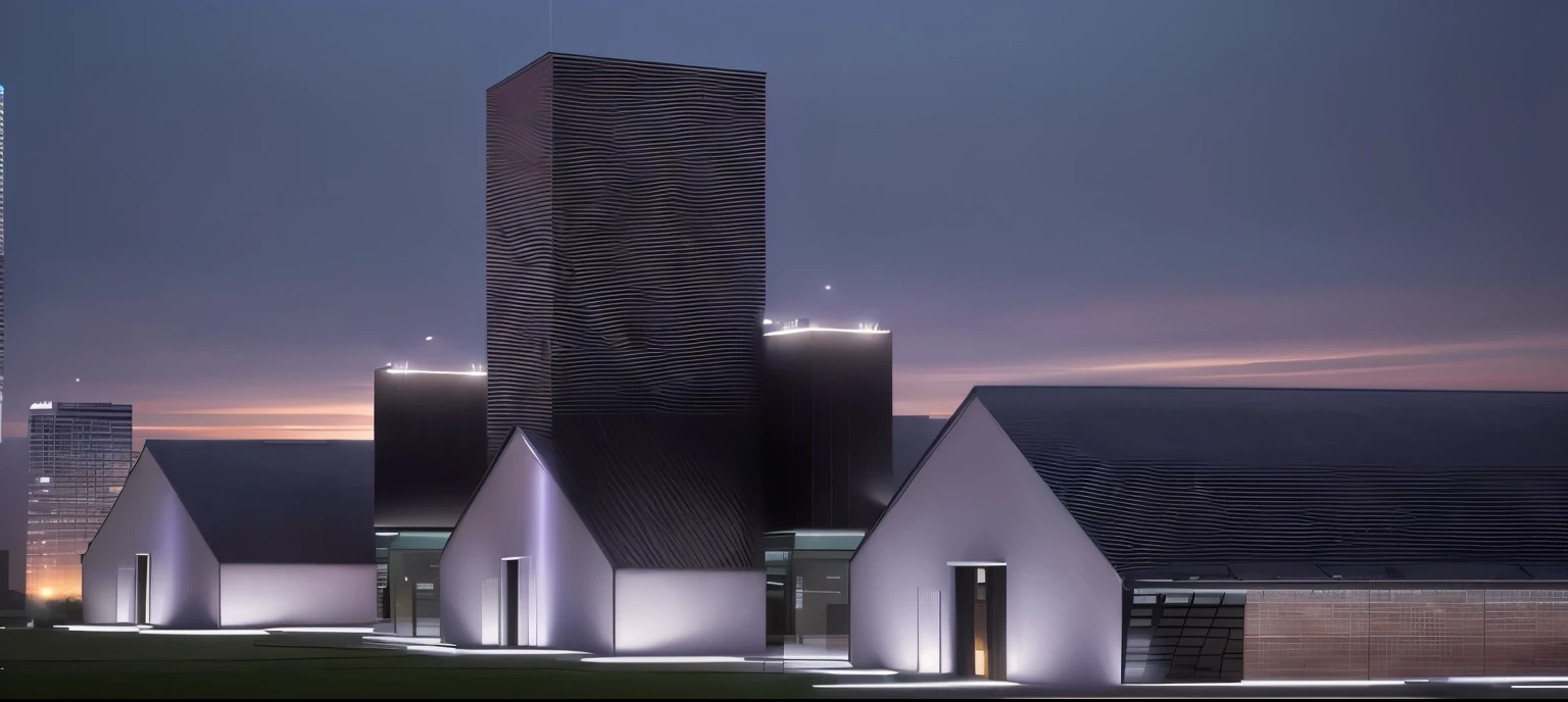 Modern, sharp, beautiful architecture