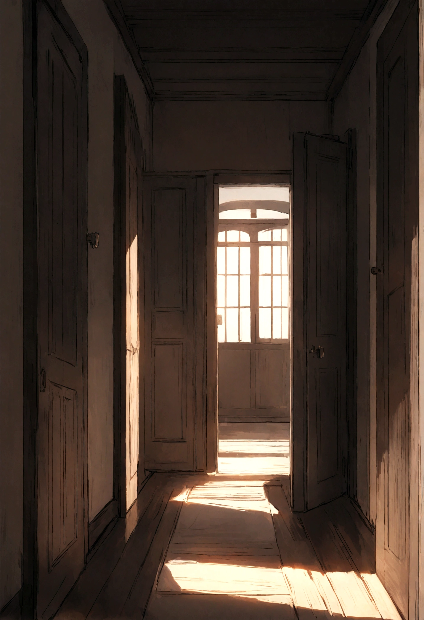 A room full of doors