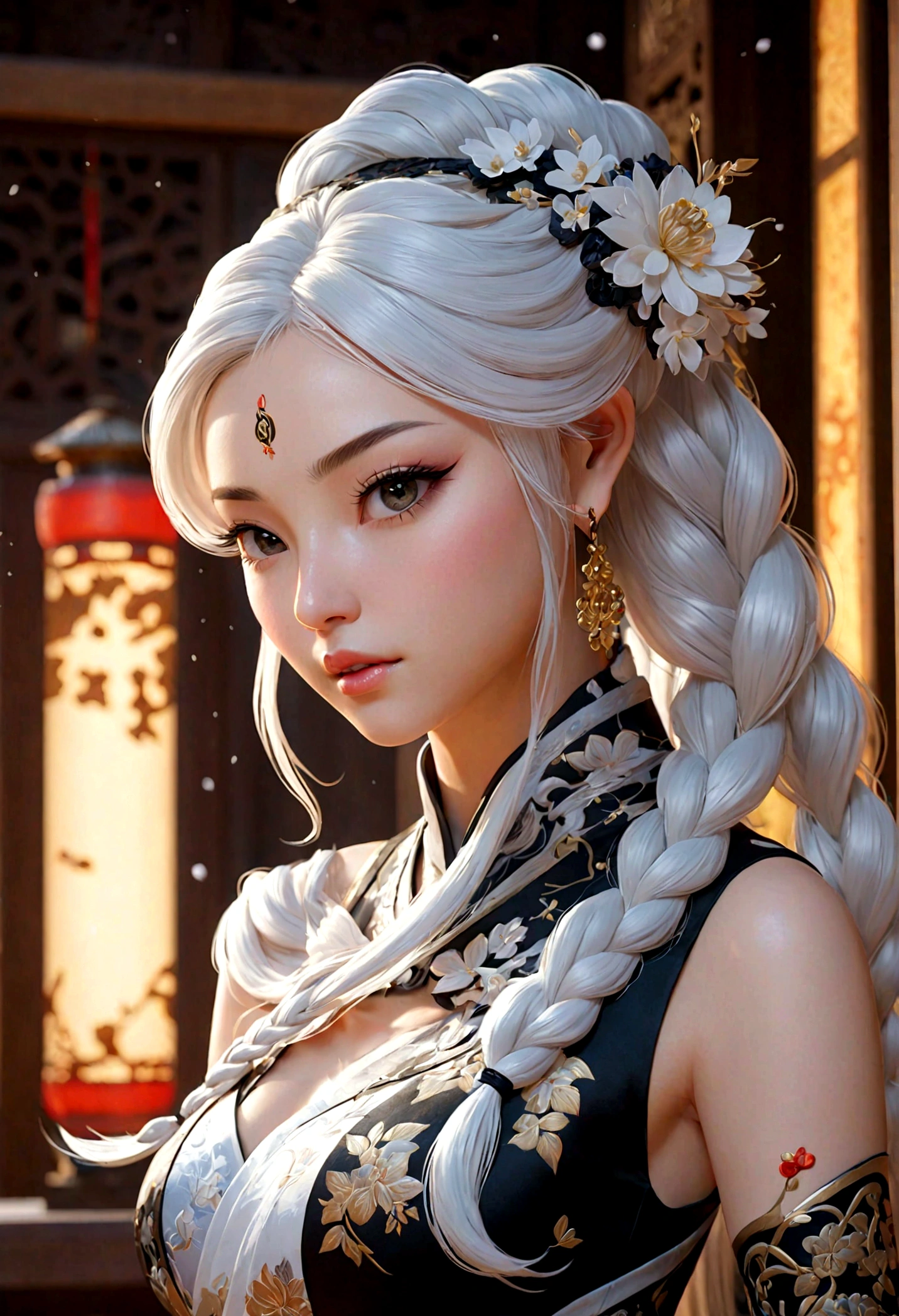 ((Finest quality)),(超A high resolution),(ultra-detailliert),(Meticulous portrayal),((Best CG)),(Finest works of art),Ultra-Precision Art,The art of astounding depiction,(Chinese-style fantasy art with detailed depictions:1.5), (one celestial maiden:1.8),Beautiful and well-groomed face,ssmile:1.5,Beautiful down to the tips of your toes,(plumage:1.8), Sunshine:1.3,Gentle breeze:1.3
