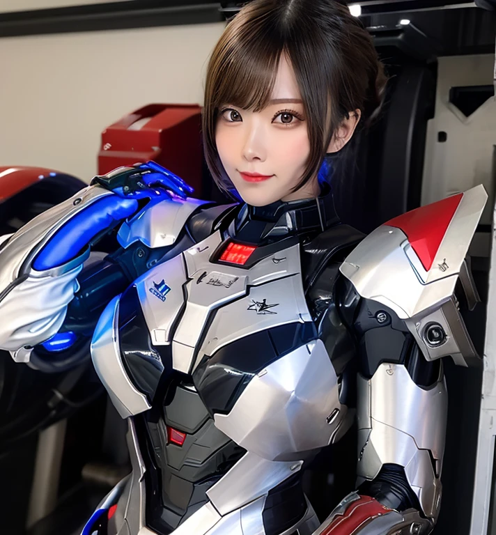  Super detailed, advanced details, high quality,  High resolution, 1080p, hard disk, beautiful,(Iron Patriot),Armor War,(Rocket Missile)Capture the big picture,beautiful,Mecha cyborg girl,battle mode,Mecha body girl,She is wearing a futuristic war machine weapon mecha,A powerful cyborg woman, sleek and futuristic, with advanced mechanical augmentations that enhance her strength and capabilities.