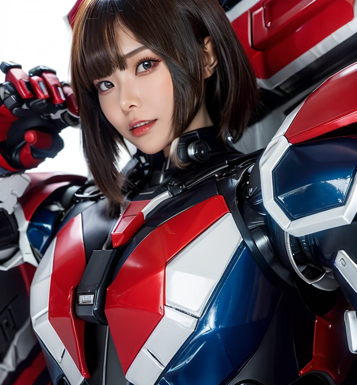 Super detailed, advanced details, high quality, High resolution, 1080p, hard disk, beautiful,(Iron Patriot),Armor War,(Rocket Missile)Capture the big picture,beautiful,Mecha cyborg girl,battle mode,Mecha body girl,She is wearing a futuristic war machine weapon mecha,A powerful cyborg woman, sleek and futuristic, with advanced mechanical augmentations that enhance her strength and capabilities.