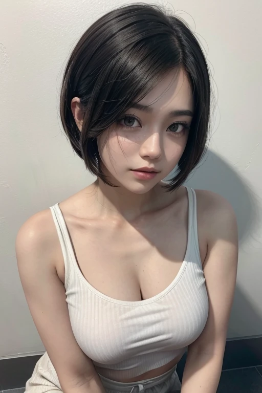 Mujer cabello muy corto much shorthair woman estilo white blanco pubg Mobile