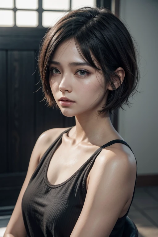 Mujer cabello muy corto much shorthair woman estilo pubg Mobile