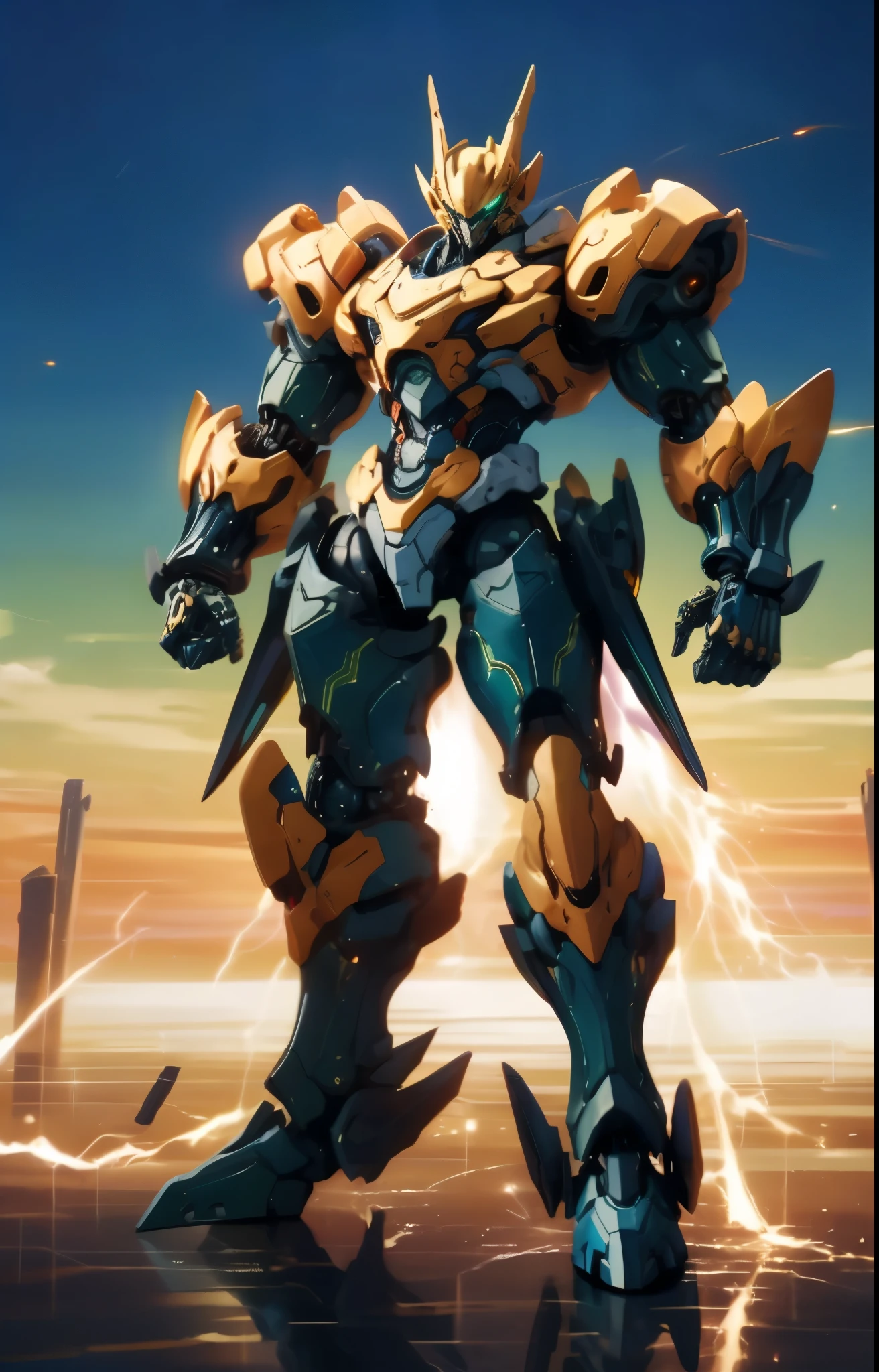 Humanoid Mecha, fully enclosed shoulder guards, matching arm and leg guards, full body, full armor, the design balances heavy with agility, (the color scheme is primarily white with red and blue accents, the concept Inspired by Super robot, organic biotech armor, standing, floating high above the futuristic sci-fi city), exquisite and mature art style, (aura effect, energy, glowing eyes, the armor glows), ((SRS)), metallic, dynamic, dramatic, high definition, best quality, highres, ultra-detailed, ultra-fine painting, extremely delicate, professional, perfect body proportions, anatomically correct, symmetrical face, extremely detailed eyes and face, high quality eyes, creativity, RAW photo, UHD, 32k, Natural light, cinematic lighting, masterpiece-anatomy-perfect, masterpiece:1.5