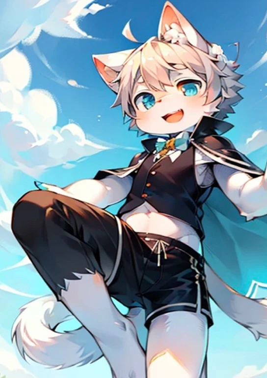 Blue sky and white clouds