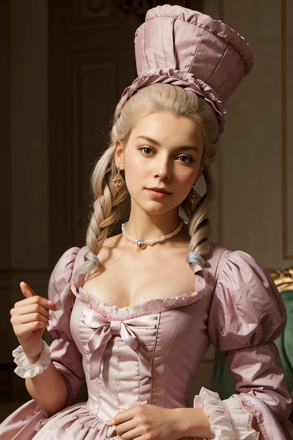 Marie Antoinette holding Steven universe 