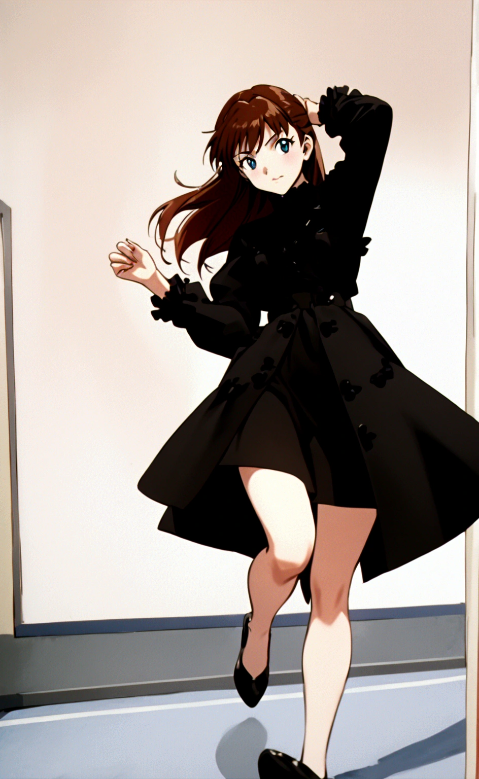 Asuka Langley Soryu, Long Hair, bangs, blue eyes, Brown Hair, hair ornaments,