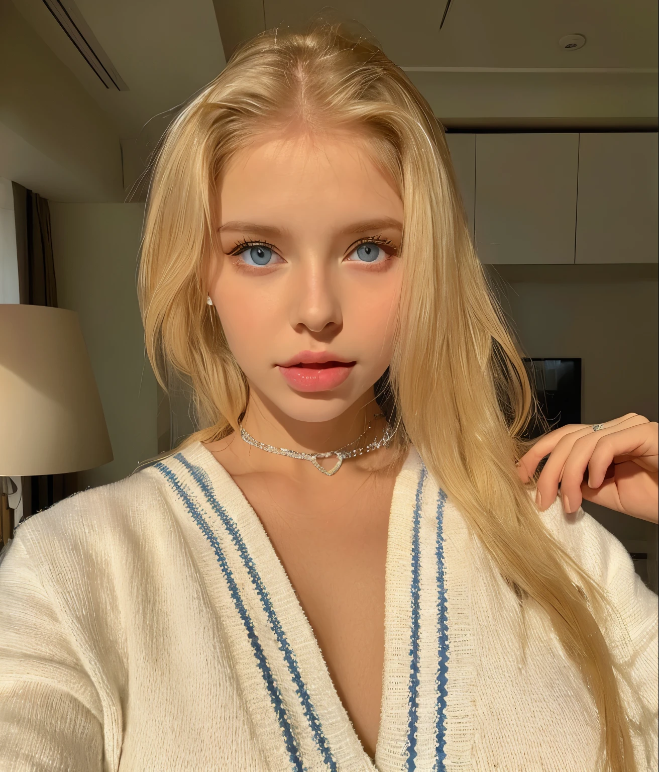 Blonde woman with blue eyes and white sweater posing for a photo, Blonde hair and blue eyes, Yelena Belova, Blue eyes and blonde hair, blonde hair blue eyes, Portrait of Sophie Mudd, Dasha Taran, Julia Razumova style, long Blonde hair and blue eyes, beautiful blonde girl, blonde hair and big eyes, russian girlfriend