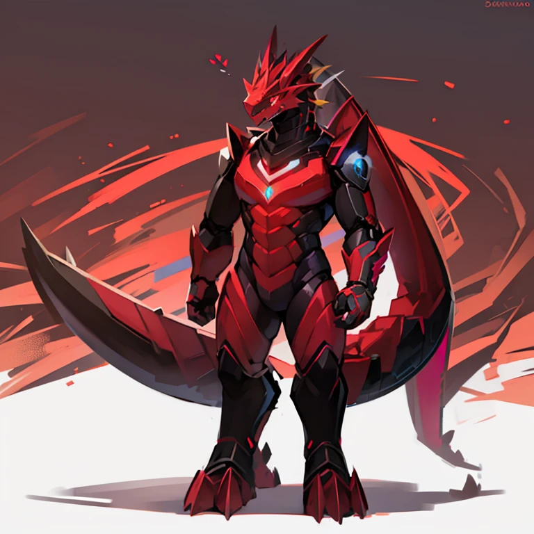 Robot Dragon,Red Dragon,Sentado no apartamento