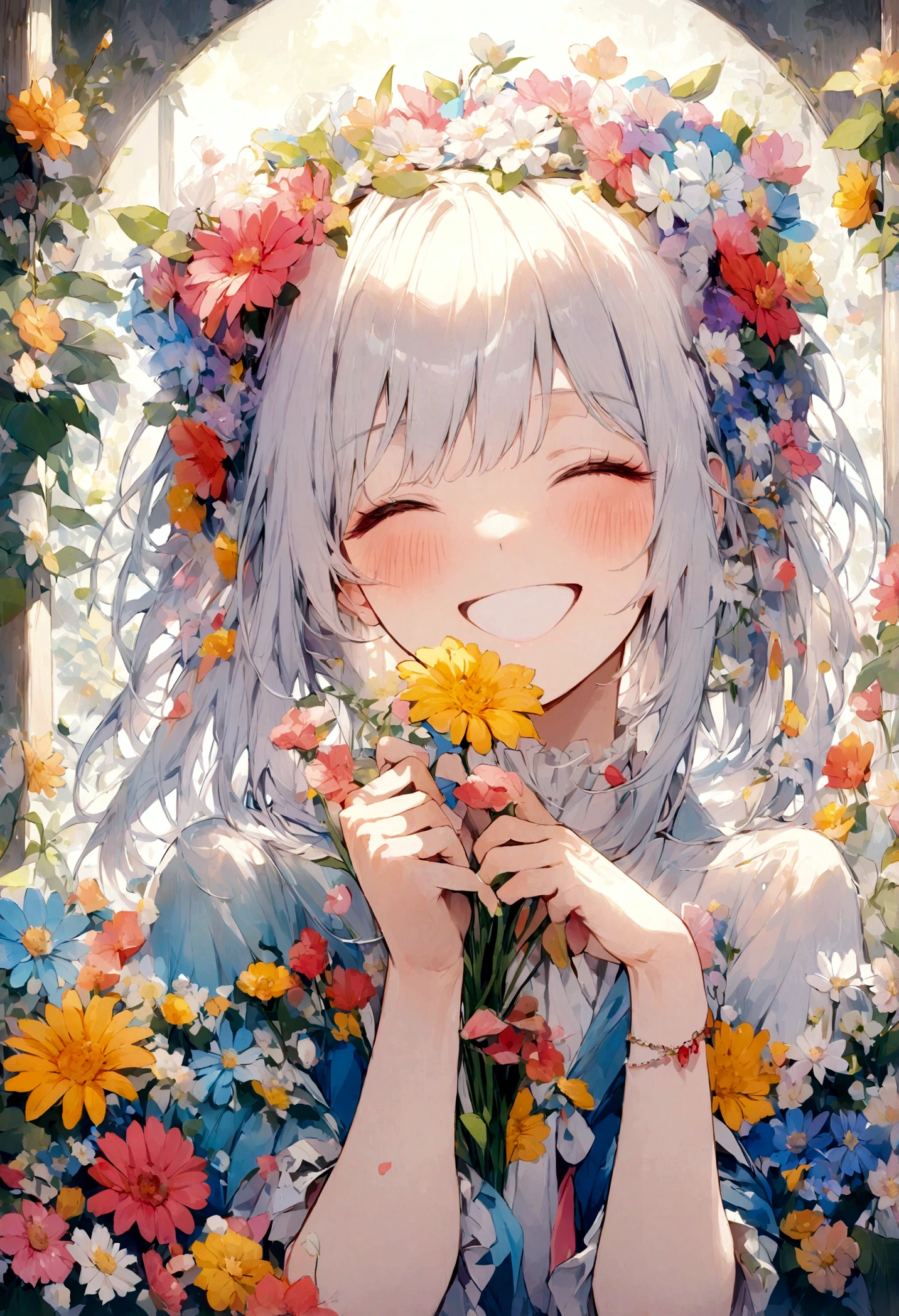 flower束、bless、Euphoria、Individuality、free、happiness、flower