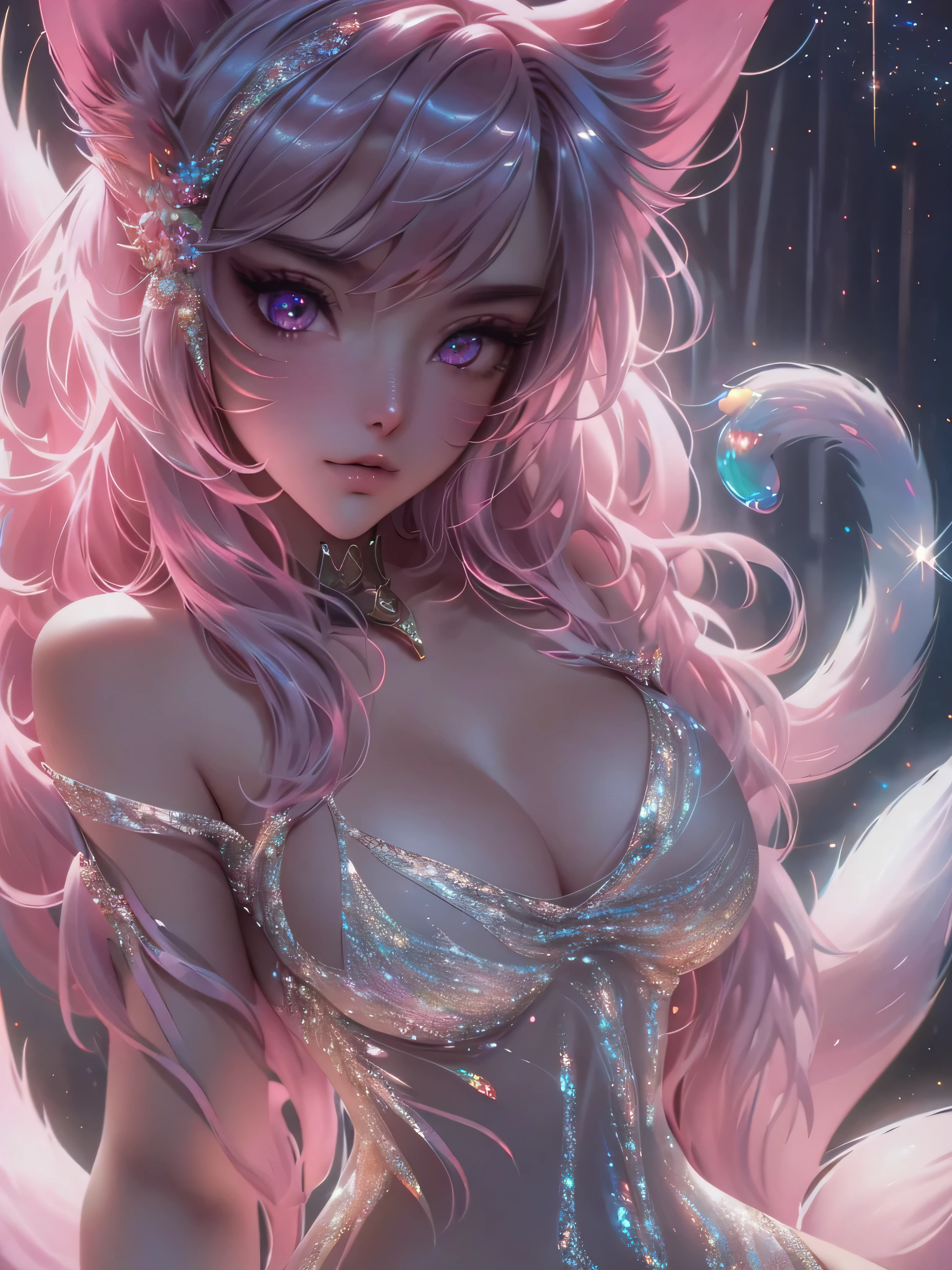 anime girl with cat ears and red lingersuit posing for a picture, seductive anime girl, hyperrealistic , beautiful alluring anime woman, 3d anime girl, attractive anime girl, seductive. highly detailed, anime highly detailed, , beautiful alluring anime , anime girl, a hyperrealistic , photorealistic anime girl render, yuri, cleavage, Mesmerizing eye contact, wooden floor, realistic, black hair, Watercolor touches, glitter lingersuit, amber eyes, big_natural_breasts, sagging_breasts, medium_breasts, Busty Milf, kneeling_forward, large_breasts, nsfw, luminescent lingersuit paint, night sky, full moon, hand on own head, waterfall, bioluminescent violet hair, niples, (Detailed eyes,Long eyelashes,Bright and colorful iris,Expressive eyebrows,Blend eyeshadow perfectly,Eyes sparkle,Reflective eyeballs, Heterochromia)