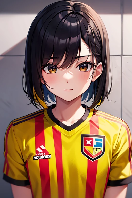 best quality,highly detailed,masterpiece,ultra-detailed,illustration,highres. Pretty girl in the park, (full of roses:1.3), (bright color:1.3), (sport uniform:1.5), (black long hair: 1.5), day light