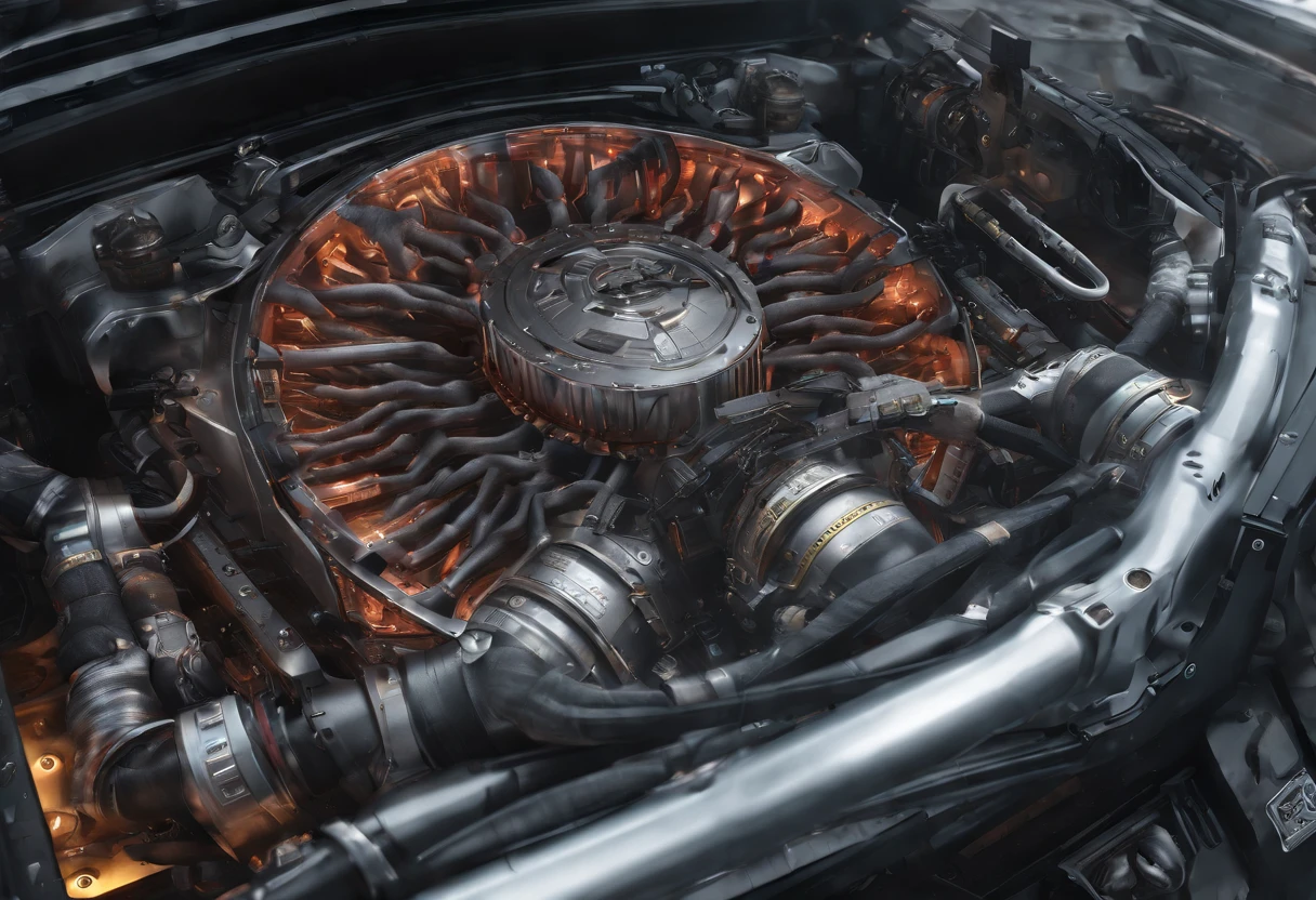 close-up view of hyperdrive engine, cold fusion source of energy, high quality digital concept art, mystical sci-fi concept art, stunning sci-fi concept art, 8k high detail concept art, fusion reactor, 4k resolution concept art, detailed digital concept art, concept art | feng zhu, 8 k concept art, 8k concept art