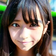 Cute Japanese junior high school girl face