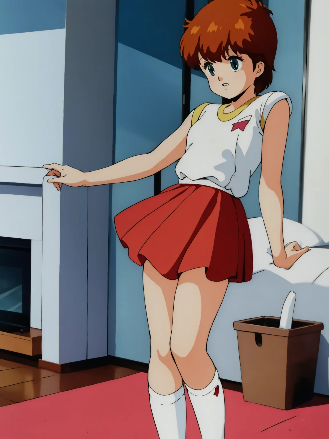 masterpiece, highest quality, alone, One Girl,
kazuki, White underwear, Panty shot