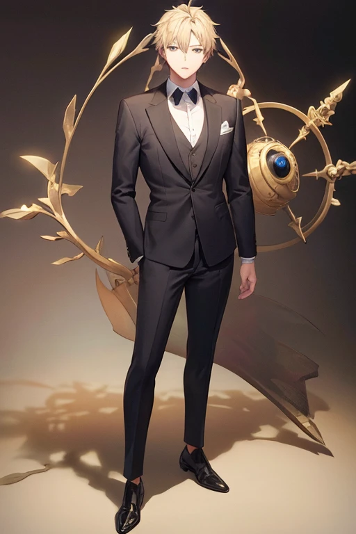 ((highest quality)), ((masterpiece)), (detailed), male,suit,vtuber